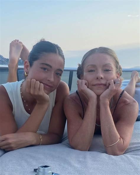 real mother and daughter nude|Kelly Ripa, 53, sunbathes with daughter Lola, 22